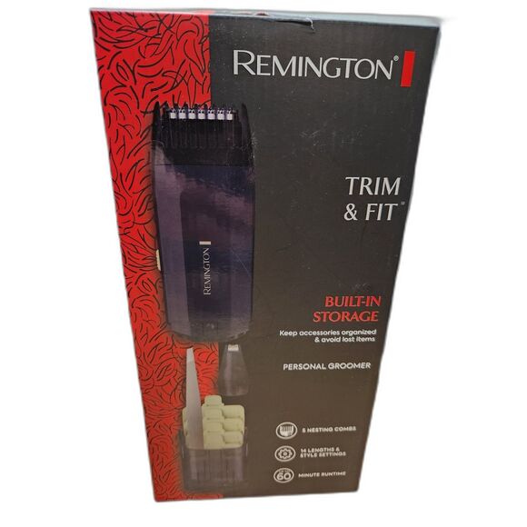 Remington PG8000 Trim & Fit Groomer – Cordless, Washable Attachments, Unused - Picture 1 of 10